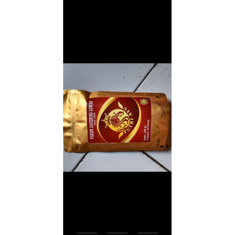 pakan putri ayu pakan lovebird lomba dosis tinggi