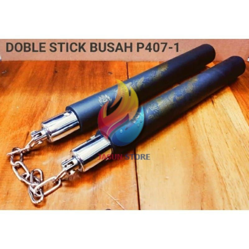 ALAT AKSESORIS BELADIRI DOUBEL STIK NUNCHAKU BUSA NAGA