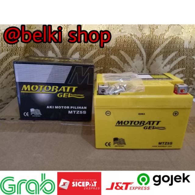  Aki  Motor  Honda Vario  110  Supra X 125 Motobatt  MTZ5S Aki  