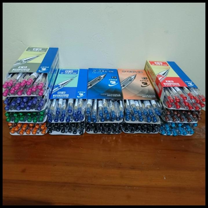 

Vanila | ( Lusin ) Pulpen Hitec Pilot 0.25/0.3/0.4/0.5 Original