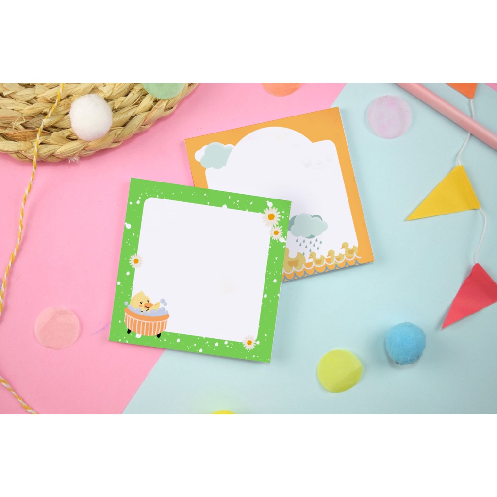 

[cruell] Mem Pad Motif duck bebek ukursn 7x7 cm isi 40 lembar (006)