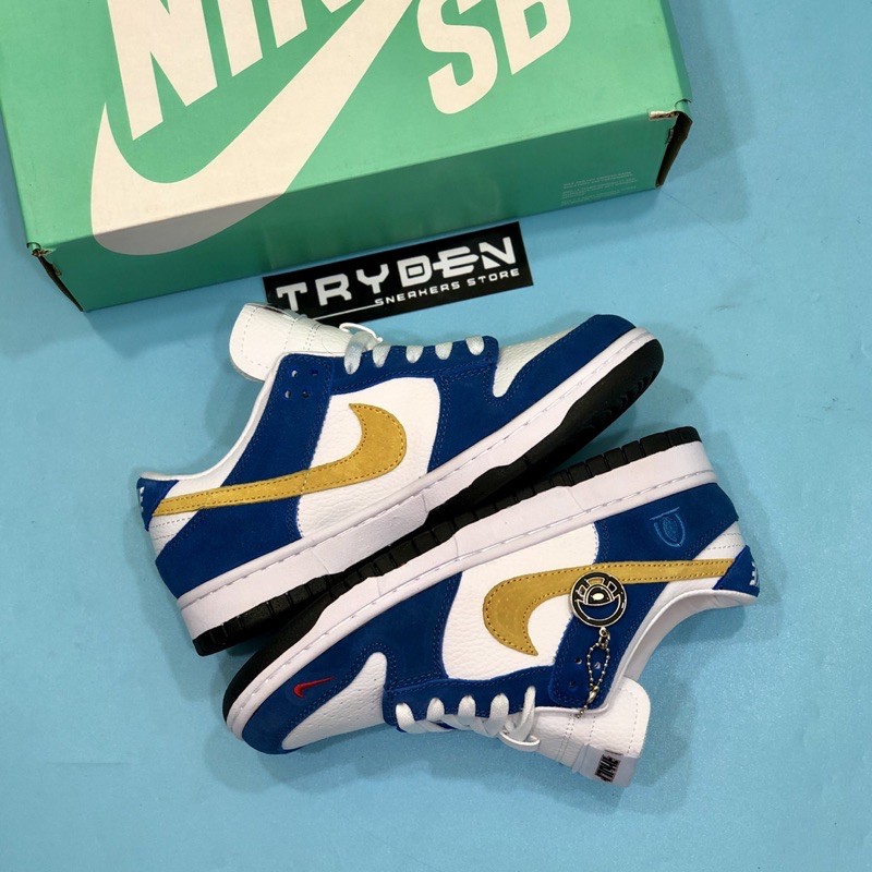 Kasina X Nike SB Dunk Low Pro 80s Bus Industrial Blue