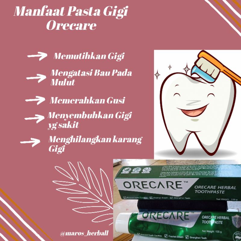 Pasta Gigi Orecare