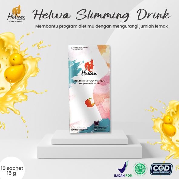 Mango Powder Drinks ( Pelangsing ) Helwa Beautycare