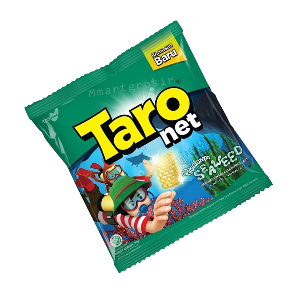 Taro Net Pertualangan / Snack Makanan Chiki Ringan / Snack Varian Rasa / 32gr