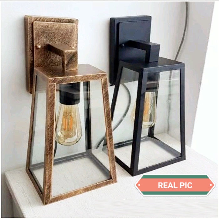 Lampu hias dinding outdoor indoor light interior dekorasi rumah kamar tidur teras garasi mobil motor