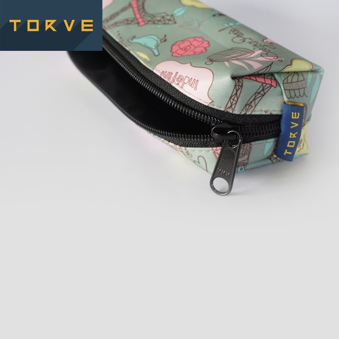 

Cuci Gudang Tempat Pensil Torve Pencil Case Tempat Alat Tulis Motif Paris Bergaransi