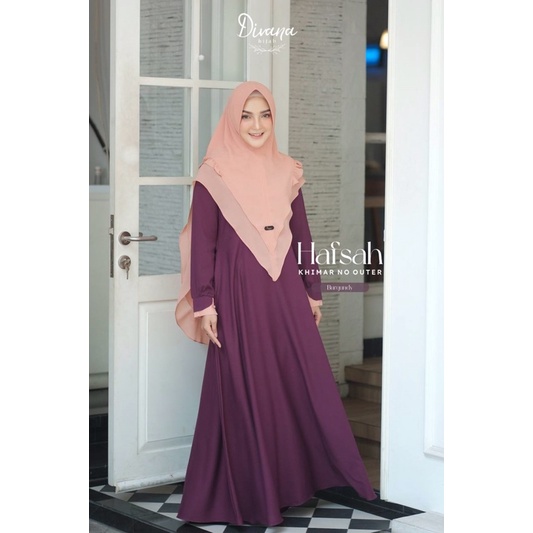 Gamis Murah Kekinian Hafsah By Divana