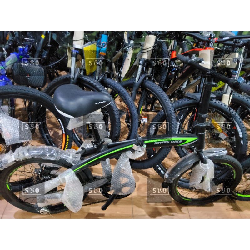 Sepeda Lipat 20 Inch Sakoni Swiss Bike Shimano