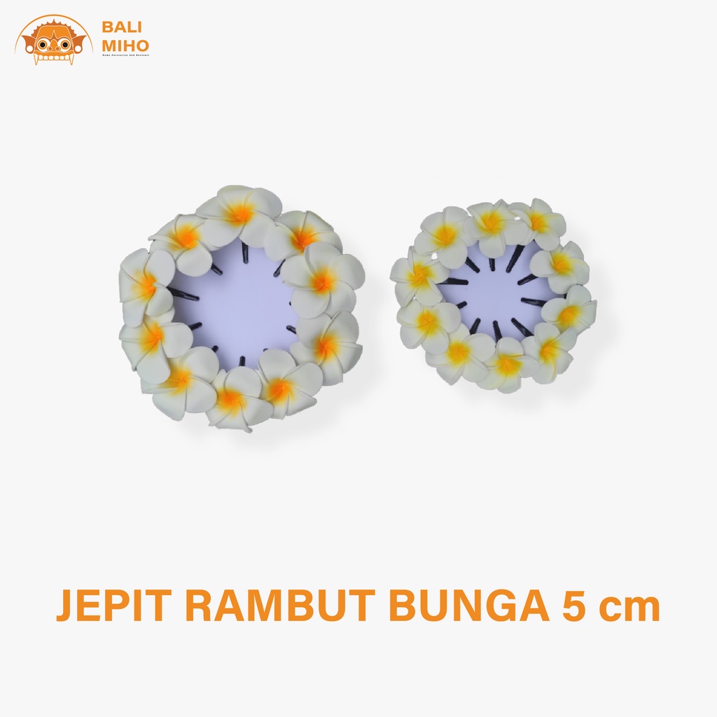 Jepit Bunga Bunga Jepun Bali - Jepit Rambut Bali - Jepit Rambut Unik - Hiasan Rambut - Jepit Rambut 