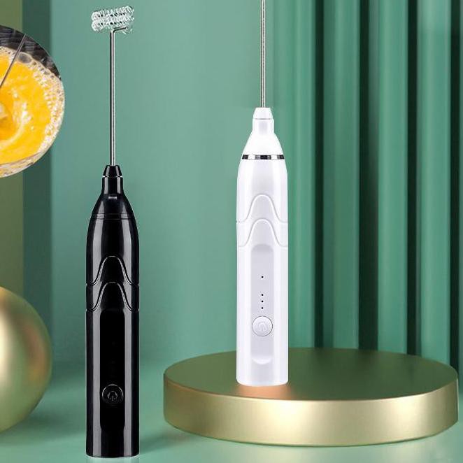 ♙ Kaikki Coffee Mixer/Blender - Blender Tangan untuk Kopi - Frother Kopi - Wireless dan Rechargeable