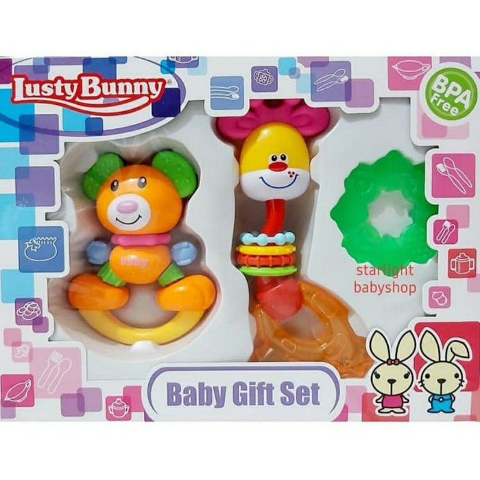 Lusty Bunny Baby Gift Set Mainan Anak