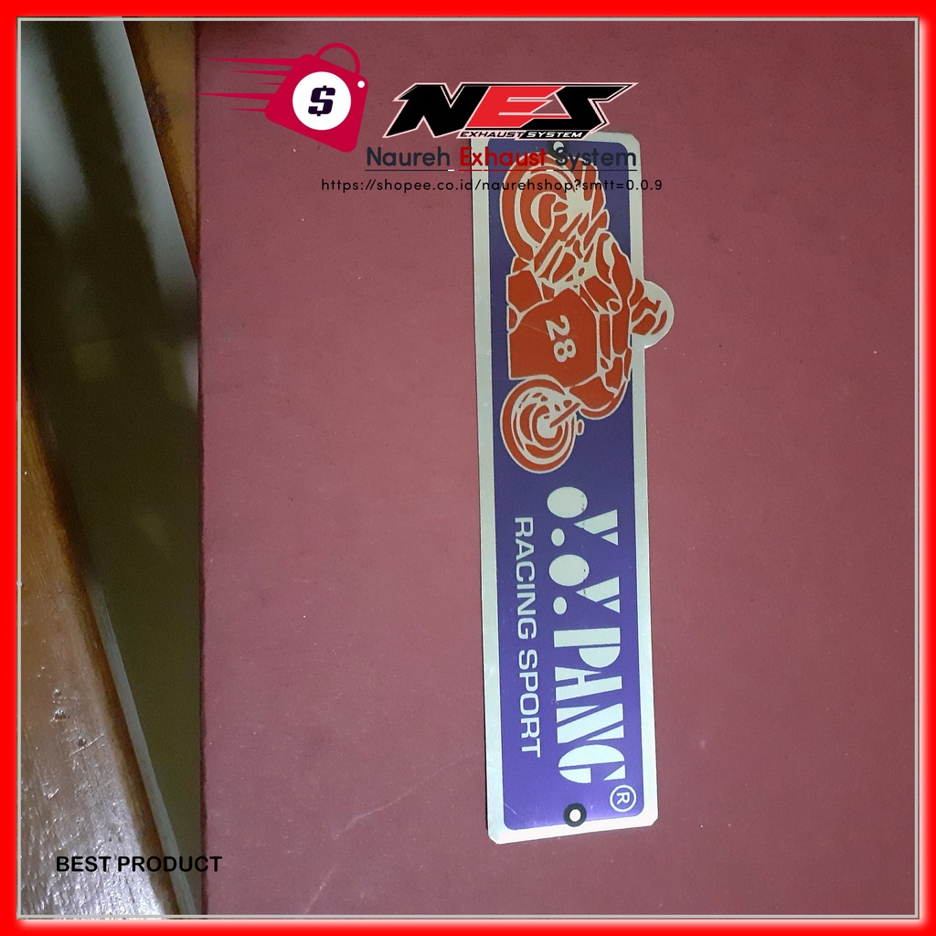 YY PANG Emblem Logo / YY.PANG Brand Exhaust not stiker