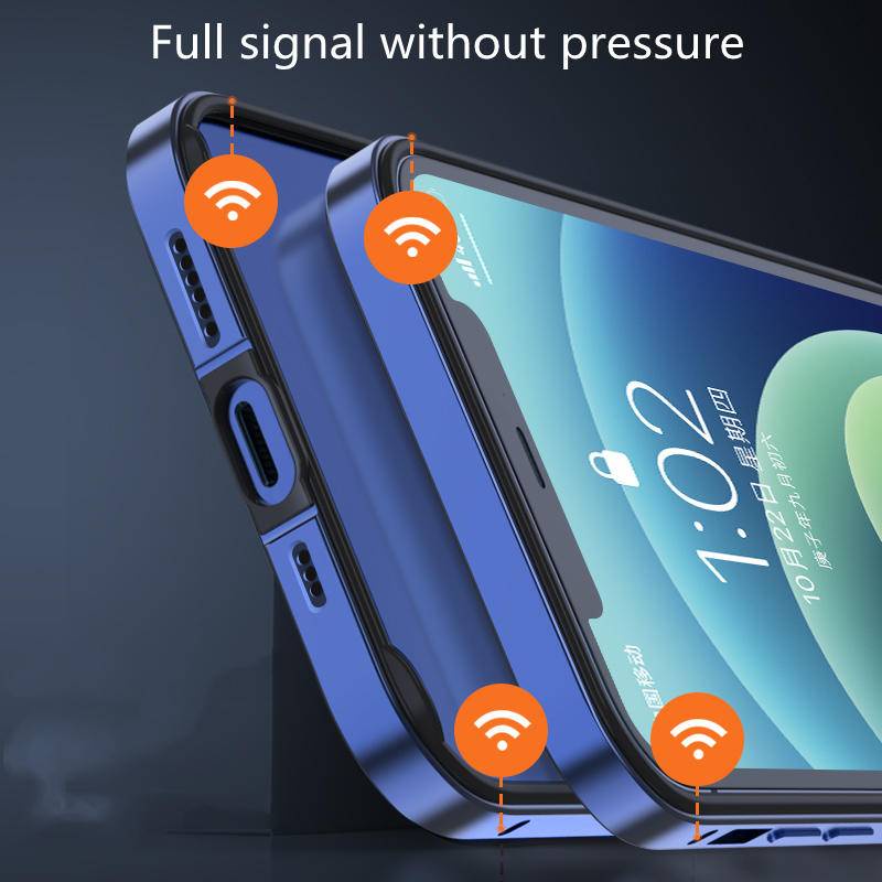 Casing Bumper Case Silikon Metal Aluminum Alloy Untuk iPhone 14 Pro Max Plus