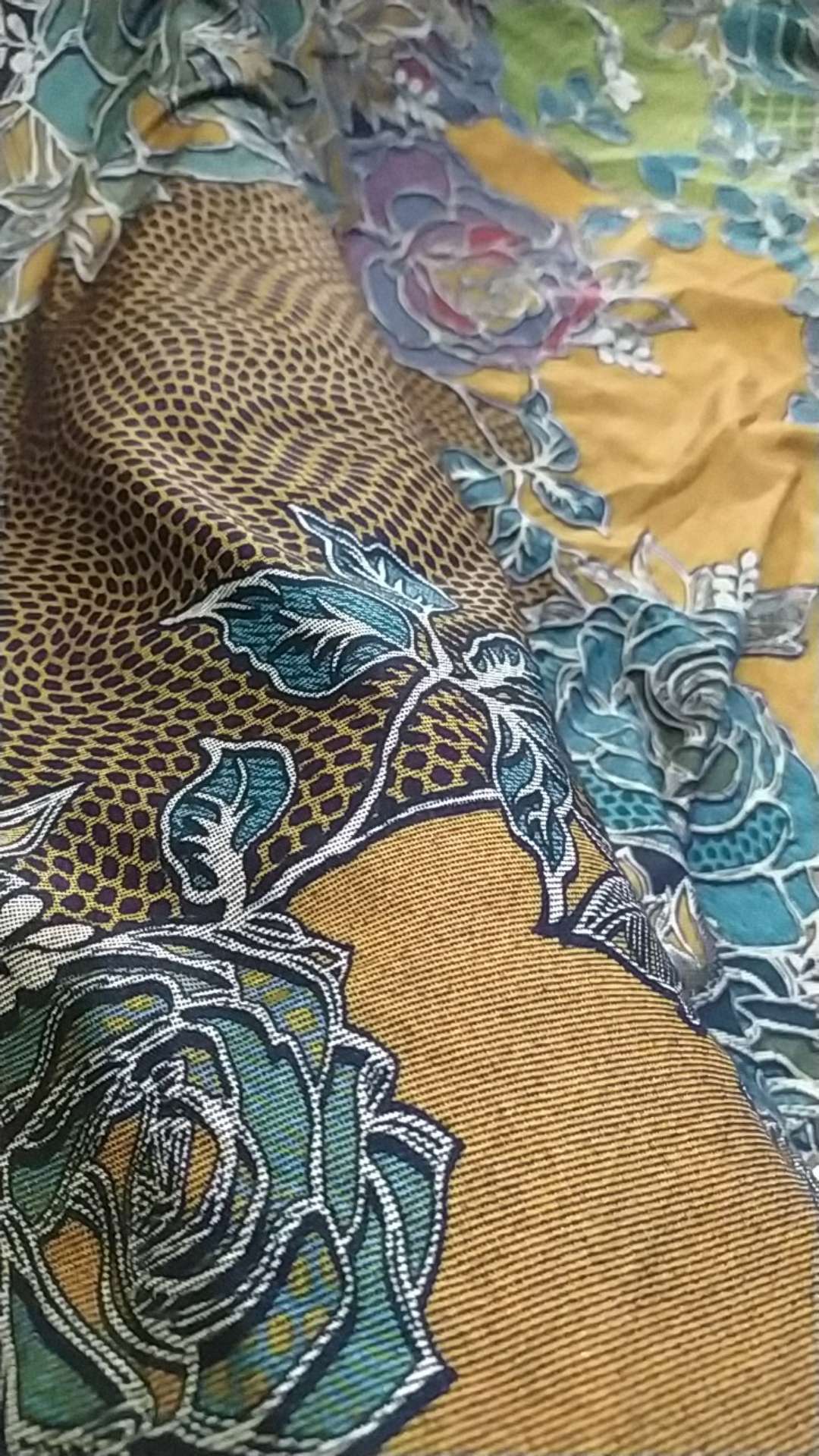 Ariana Maxy Original By Akasia Gamis Syari Calvin Jeans Motif Batik Tebal.melar