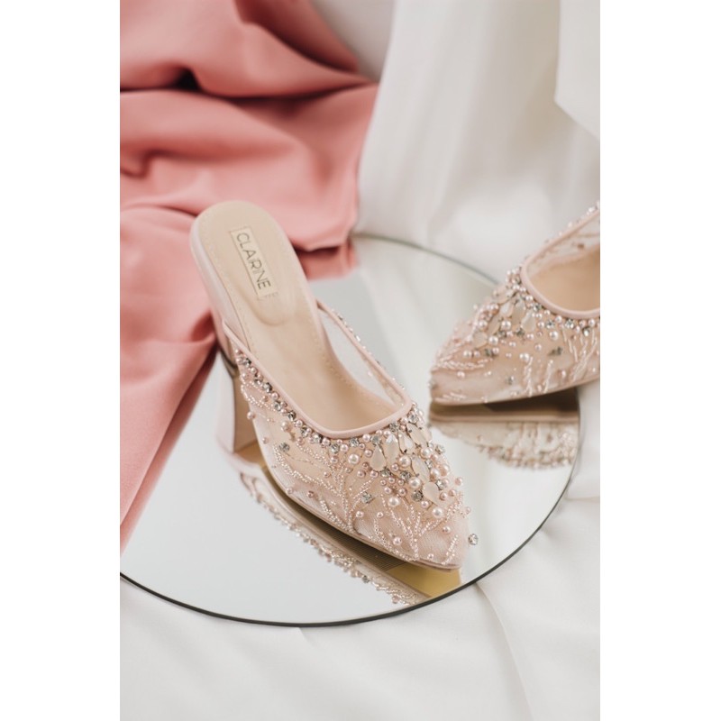 CLAIRINE - JULIA | ( READYSTOCK ) BEST SELLER Wedding Shoes, Pesta, Kondangan Hak 7cm