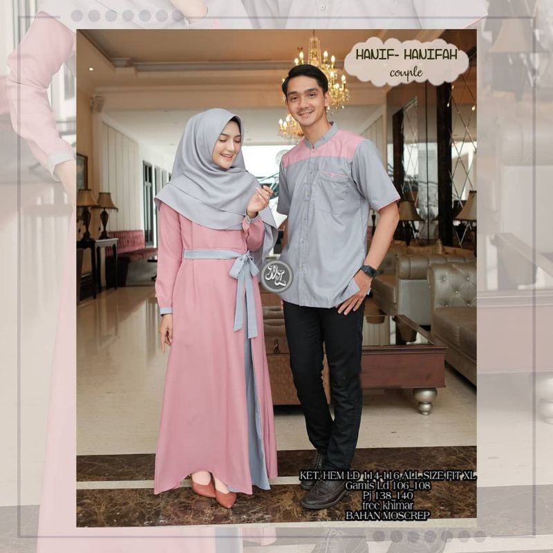 Couple batik gamis baloteli kemeja katun murah terlaris / Baju Batik Couple Keluarga Modern 2021