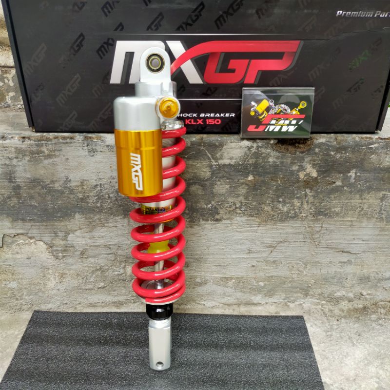 Shock Skok Shockbreaker Monoshock belakang KLX merk MXGP new xbreak for KLX 150 tabung adjustable kl