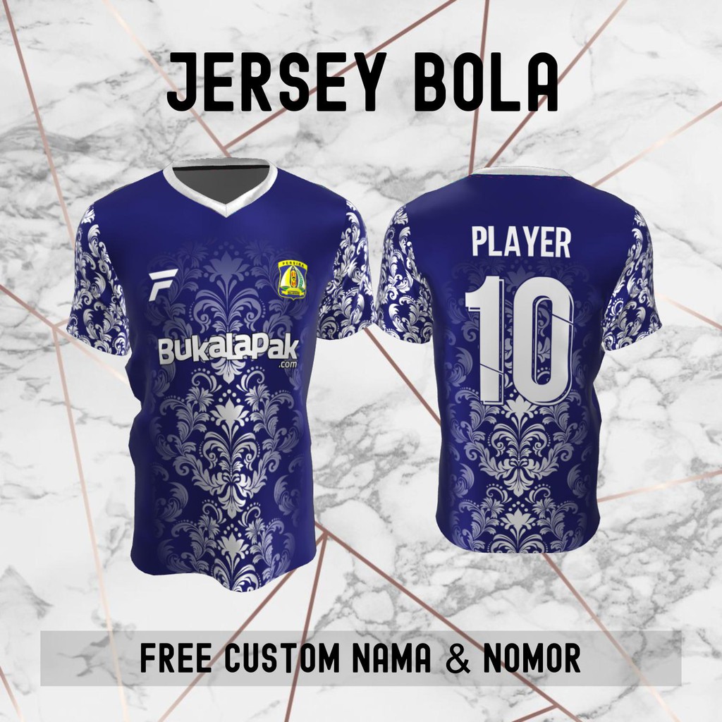 Jersey Batik Persiba Balikpapan Klub Bola Baju Kaos Custom Nama dan Nomor Punggung - 952