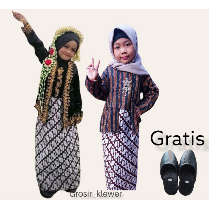 BEST SELLER‼️KEBAYA ANAK PEREMPUAN USIA 2 TAHUN- 12 TAHUN | KEBAYA BLUDRU | KEBAYA ANAK | BAJU ADAT JAWA ANAK PEREMPUAN