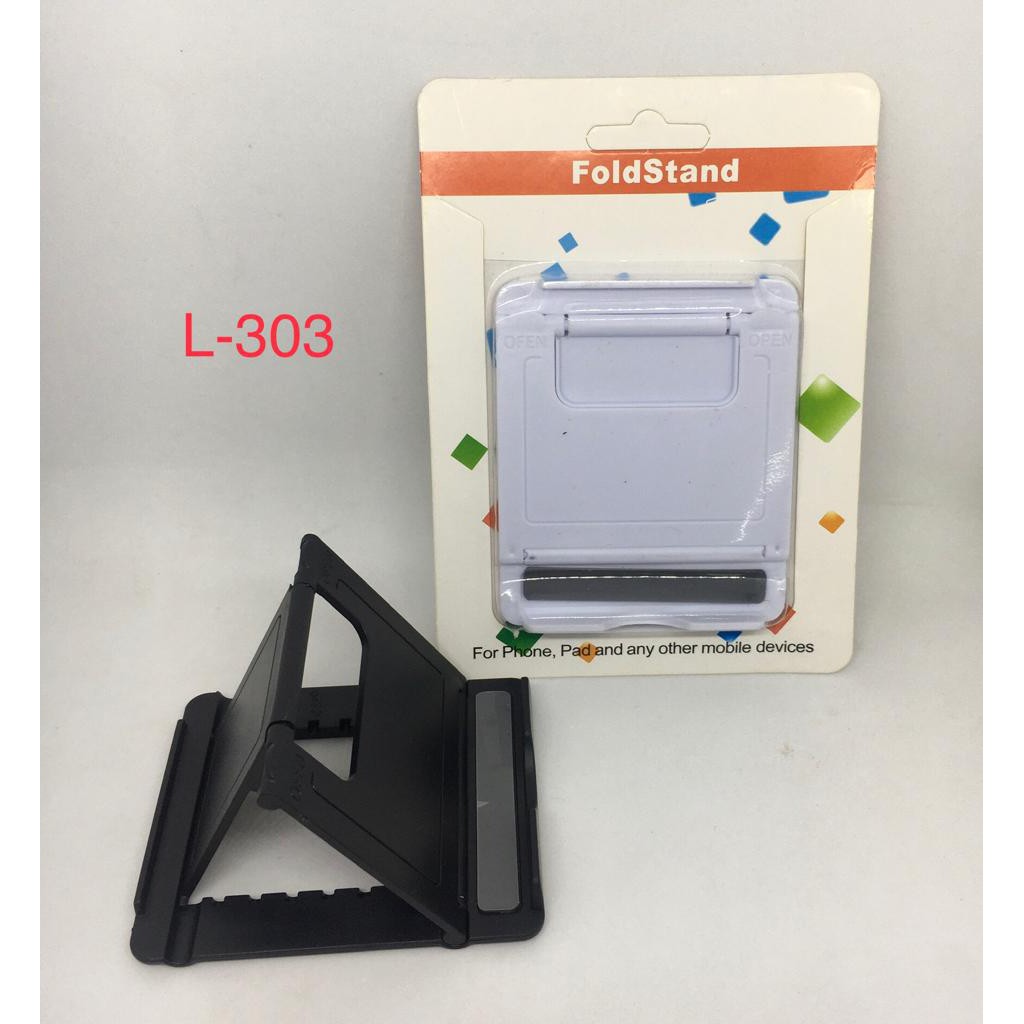 Holder Universal Folding Bracket L-303 Holder Meja Folding Dekstop Stand HP Serbaguna