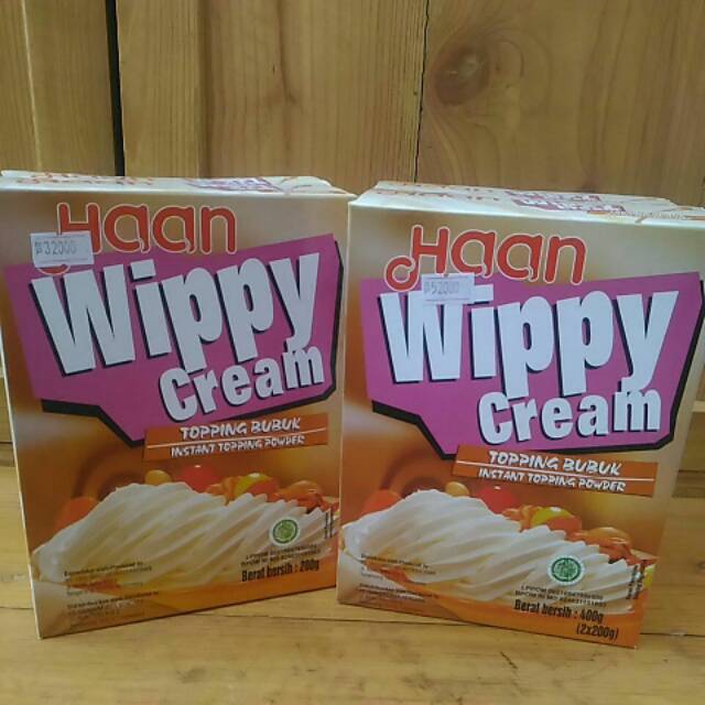 

Wippy cream Haan