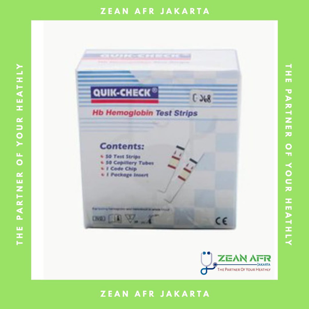 Quick check hemoglobin strip 50 tes