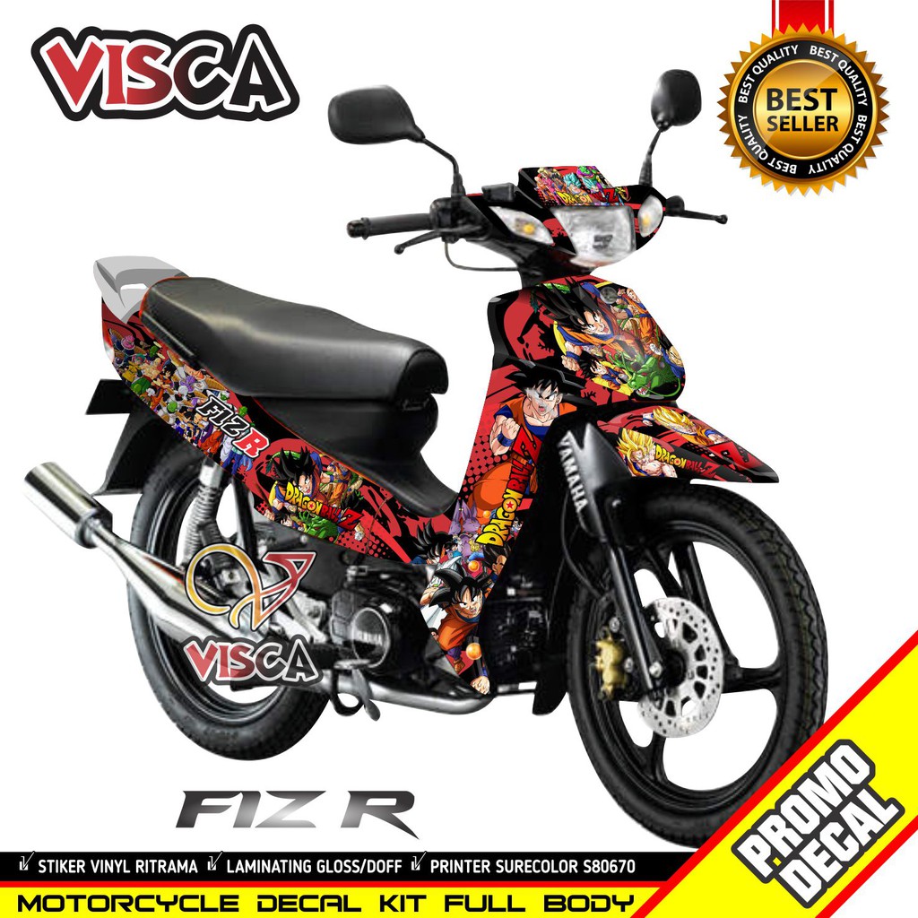 Decal Fiz R Full Body Decal F1zr Stiker Fiz R Variasi Decal Fizr Stiker Motor Fiz R Full Body Stripi