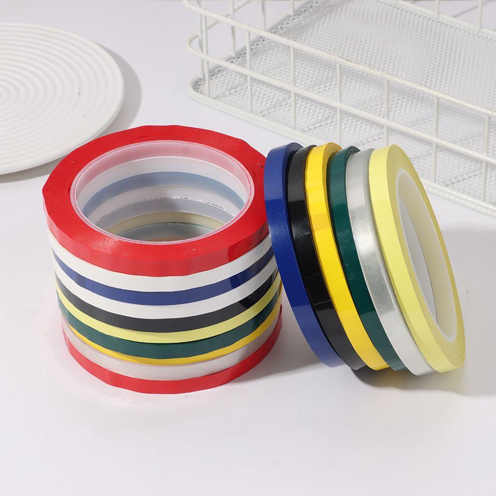 Nanas 1pcs Tape Posisi Desktop DIY Multicolor Perlengkapan Kantor Isolasi Tahan Air Ada Jejak Papan Tulis Garis Peringatan