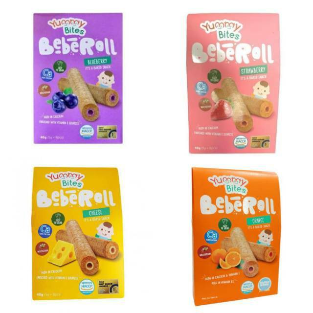 Yummy Bites Beberoll 40Gr - Snack Bayi