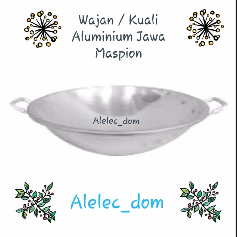 Wajan Aluminium Jawa Maspion Kuali aluminium 26cm