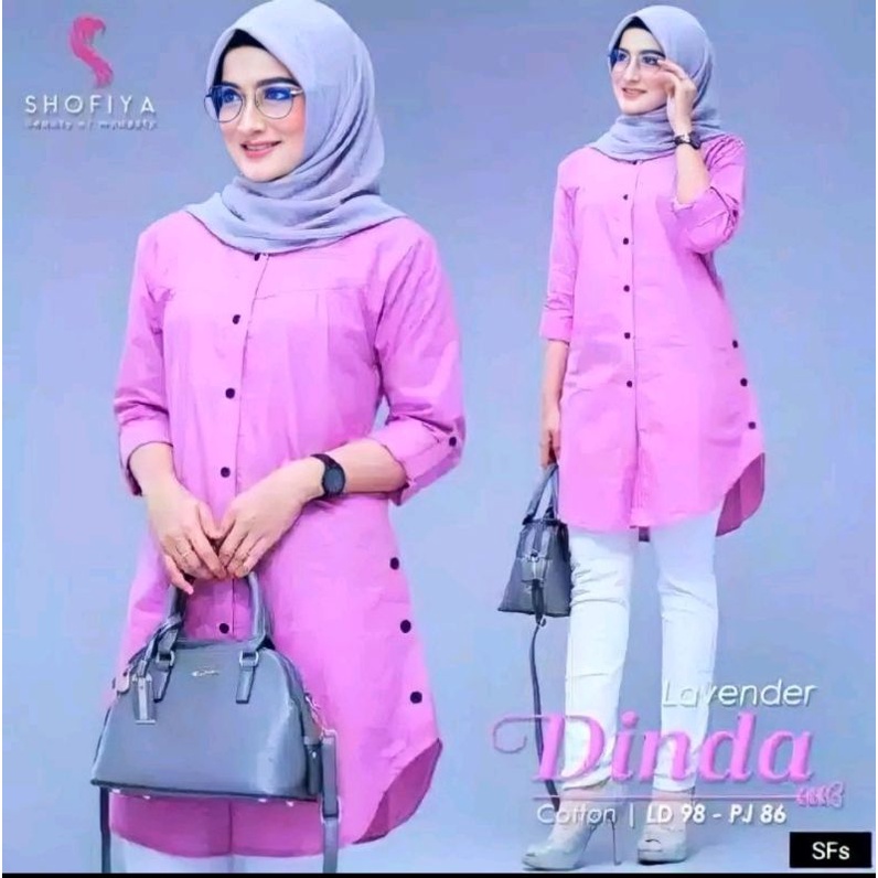 Tunik dinda baju tunik wanita atasan wanita / Tunik kekinian / Atasan wanita