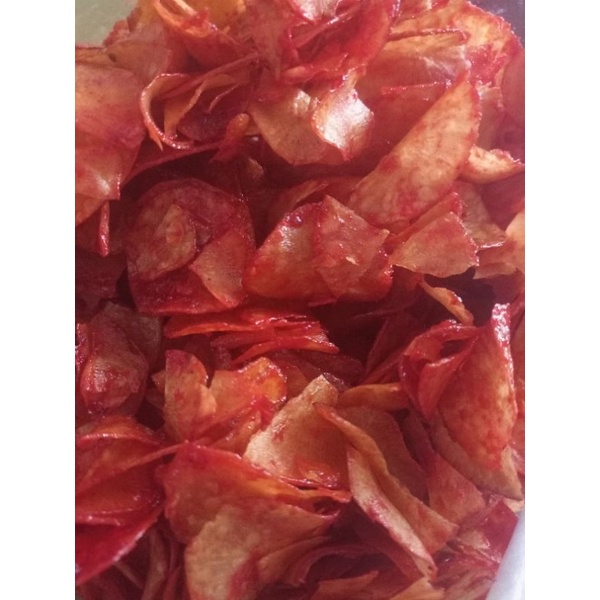 

Keripik Singkong Pedas 250 gram/Keripik Singkong Balado
