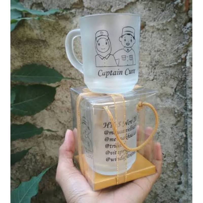 Gelas gagang dof mika pita