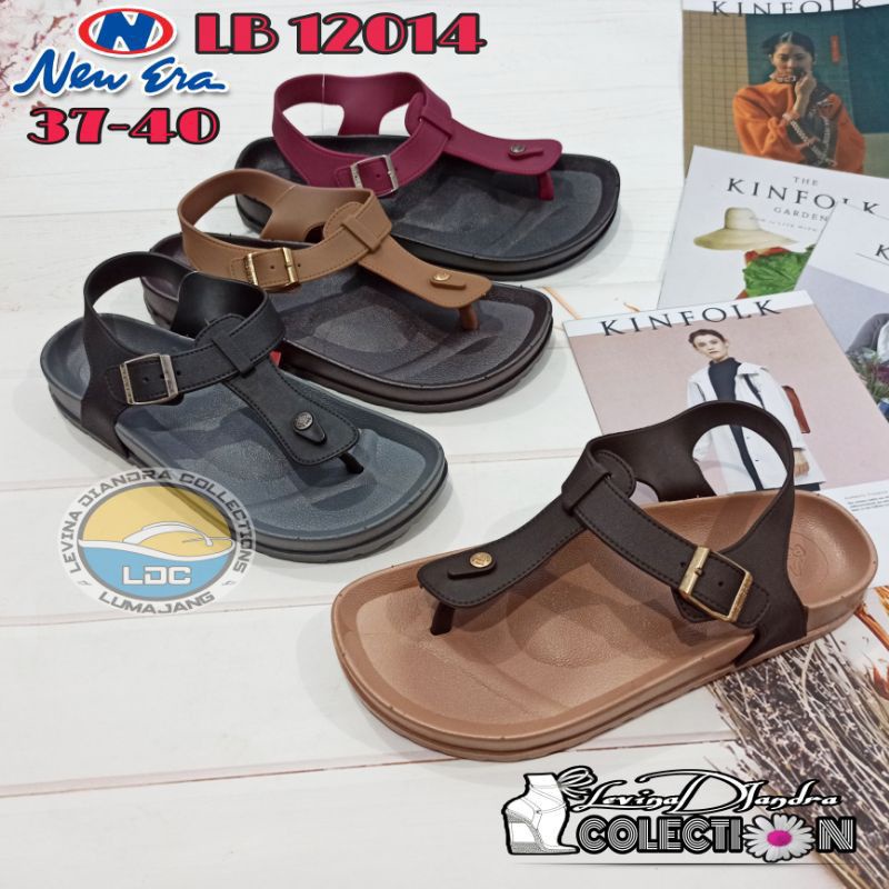 SANDAL JEPIT KARET TALI GESPER NEW ERA LB 12014 (37-40)