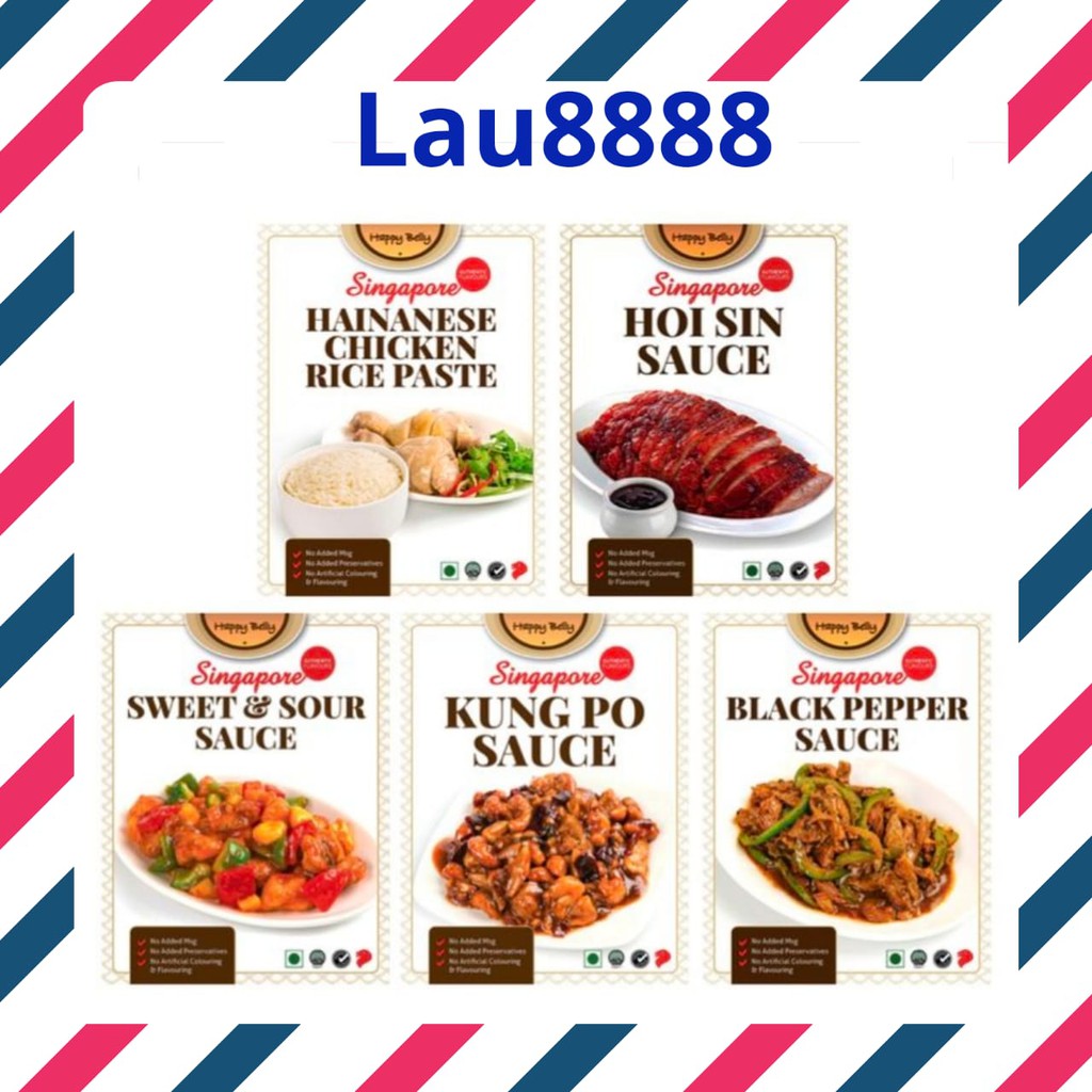 

HAPPY BELLY SINGAPORE - BUMBU INSTANT 50 GR GRM GRAM - Bak Kut Teh