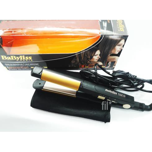BERKUALITAS catok rambut 2 in 1 BABYLISS iPRO 230 icurl ALAT CATOK STRAIGHTENER BAGUS