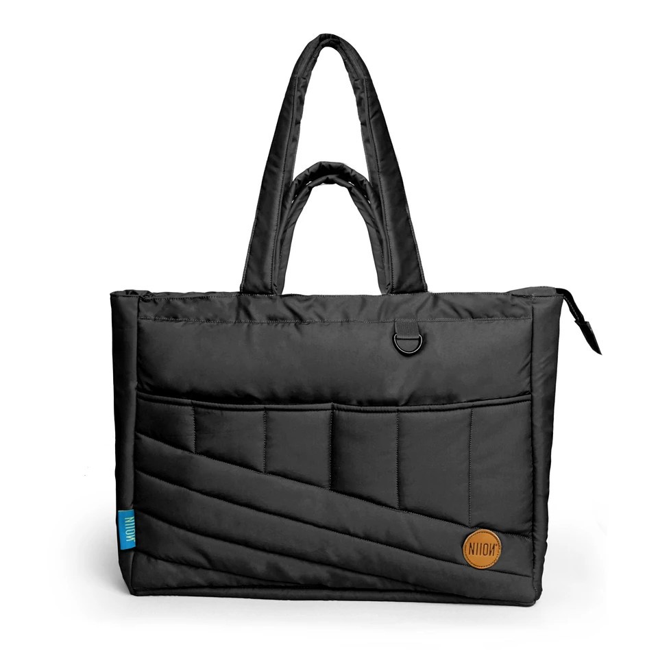 Tas Selempang Jinjing Unisex Tote Bag NIION Hala Black Original