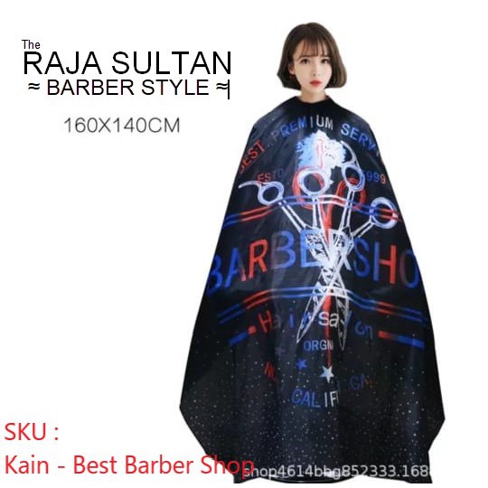 Alas Rambut Pangkas Rambut Jubah Kain Kip Barber