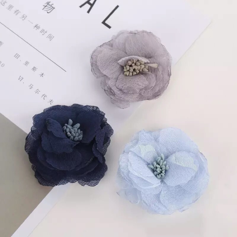 aplikasi bunga korea import 6cm kode BK01