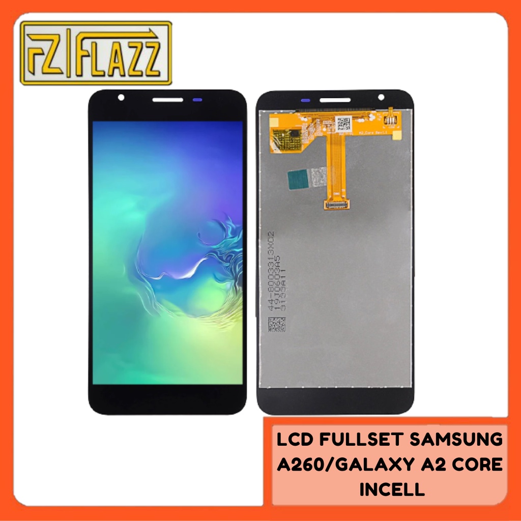 LCD TOUCHSCREEN SAMSUNG A260 / A2 CORE INCELL BLACK LCD TS FULLSET SAMSUNG A2 CORE