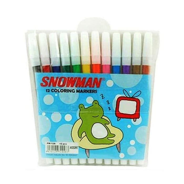 

SPIDOL SNOWMAN 12 COLOUR 记号笔