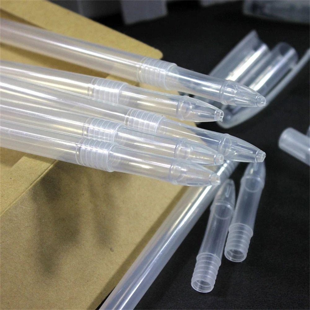 Lanfy Gel Pen Shell Transparan Simple Styple Siswa Kantor Gagang Minimal Alat Tulis Pulpen Cover