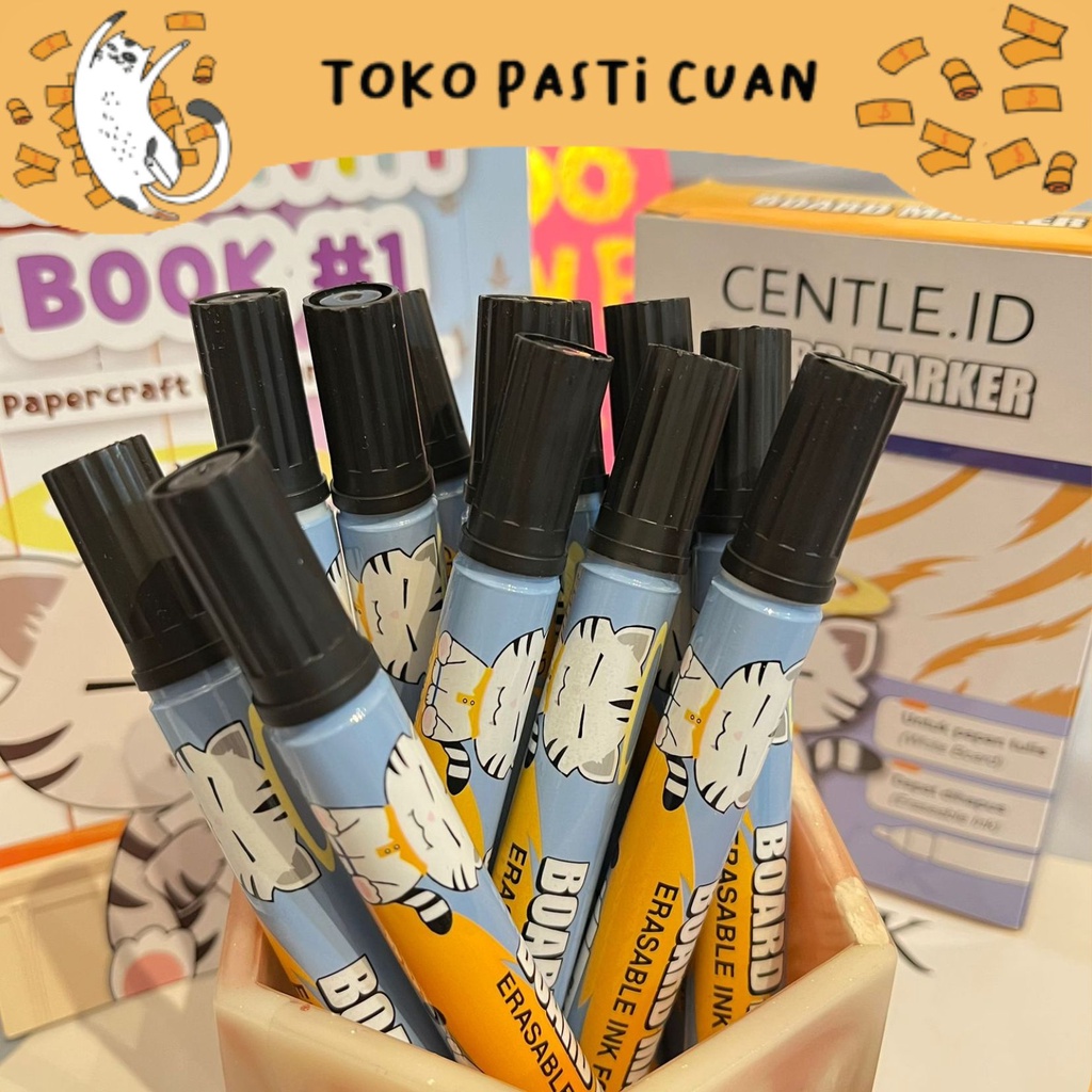 

SPIDOL WHITE BOARD MARKER CENTLE MARKER KEPERLUAN KANTOR WARNA HITAM KEPERLUAN KANTOR ATK MURAH BISA COD TERMURAH