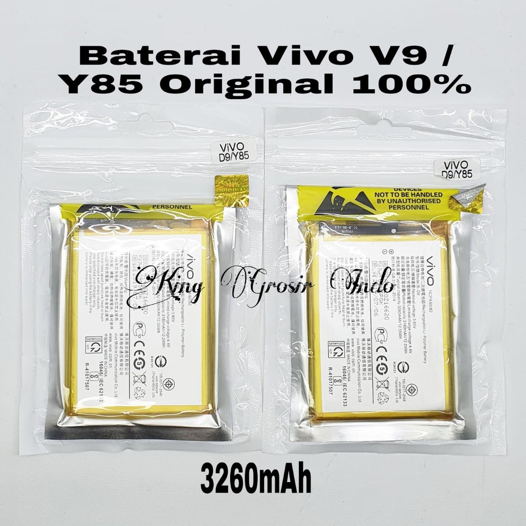 Baterai Vivo B-D9 / B D9 / V9 / Y85 Original 100% Battery