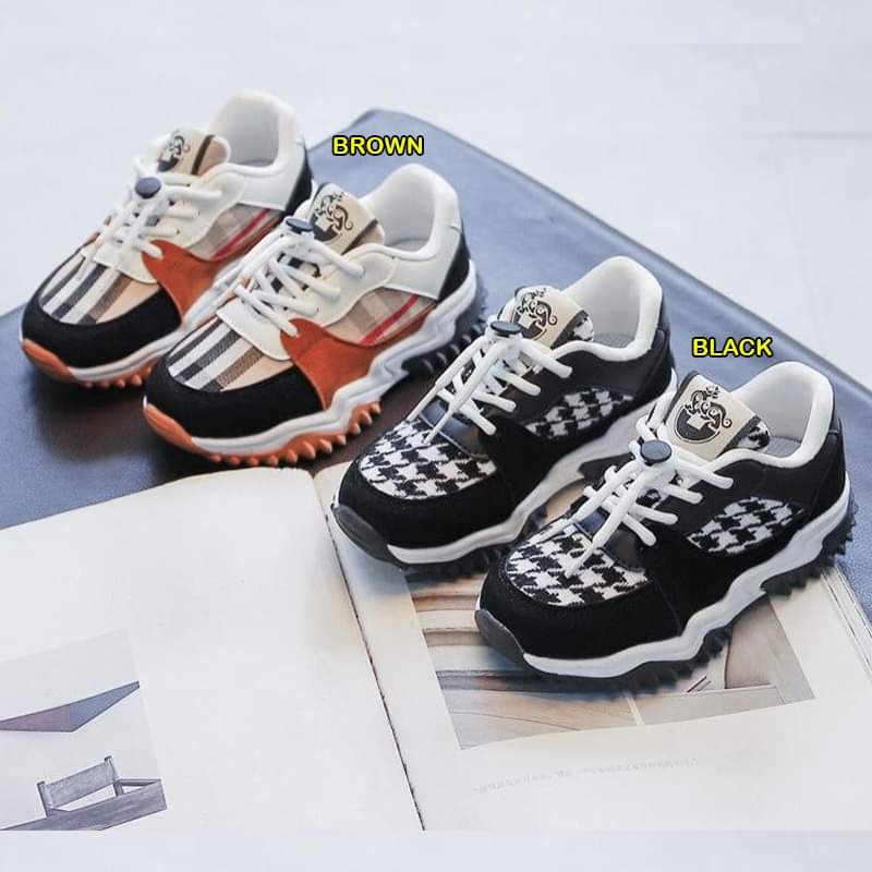 Sepatu Anak Laki Laki Sporty Fashion Pattern