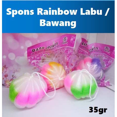 Spons Mandi Bulat Labu / Bawang 35gr