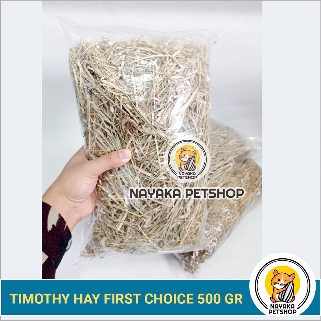 1st First Choice 500 gr Timothy Hay Kelinci Rumput Kering Makanan Rabbit Pakan Chinchilla Cemilan Marmut Food Grass Guinea Pig