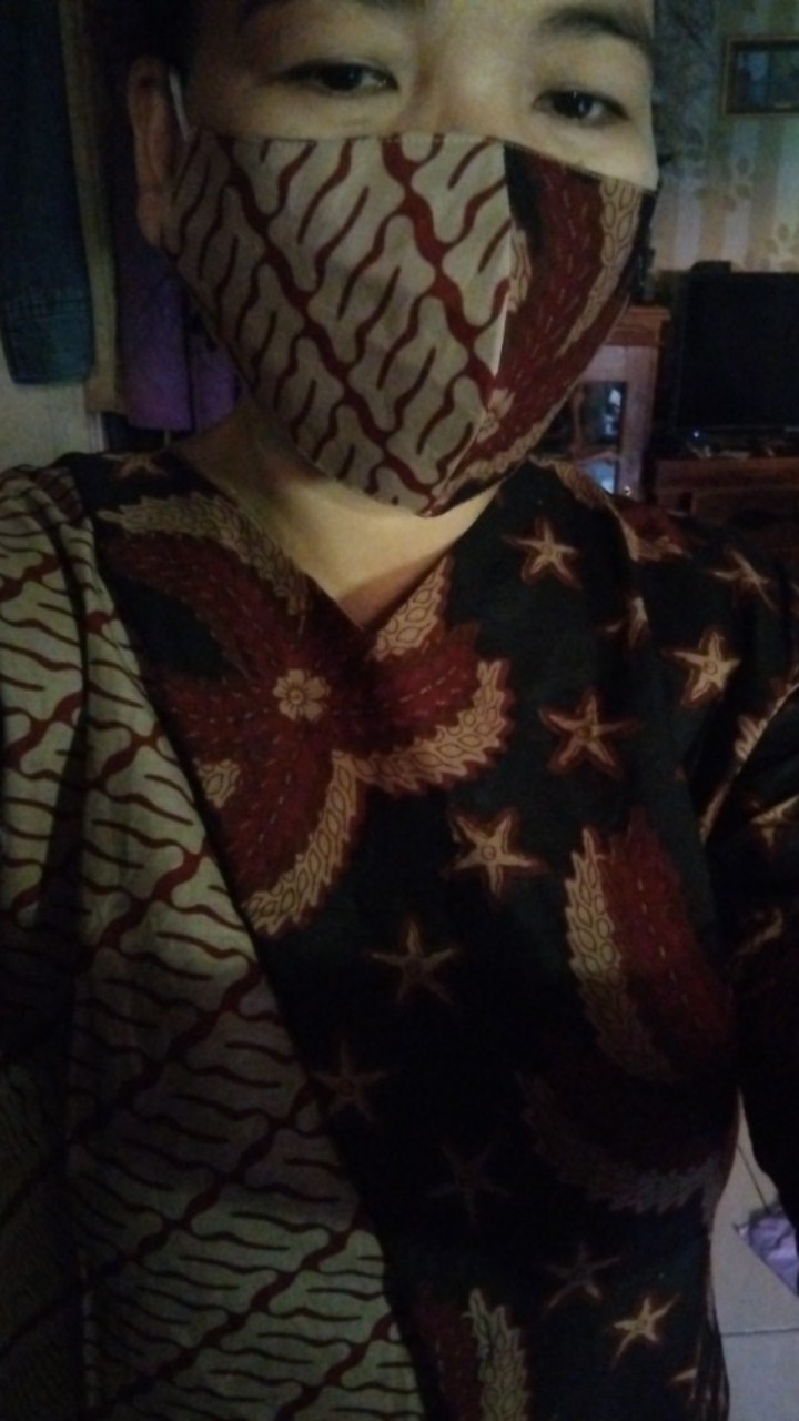 Couple Batik Bintang Parang - Blouse Batik Wanita - Atasan Batik - Hem Pria S-m-l-xl-xxl-3l-4l-5l