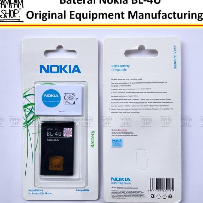Baterai Nokia 5250 5330 5730 XpressMusic Music BL4U BL-4U Original